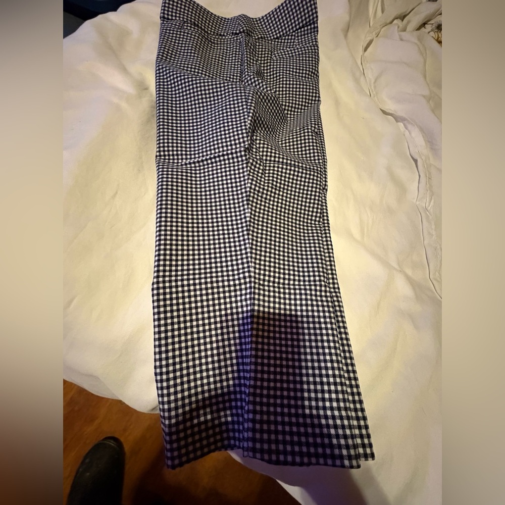 Kim Rogers Black and White Checkered Capris - Picture 1 of 5